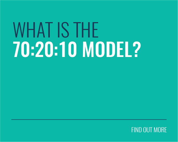 What is the 70:20:10 Model?